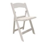 White Fold Up Chair