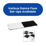 Black & White Dance Floor Set