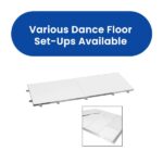 White Dance Floor Set
