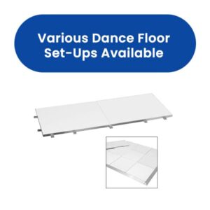 White Dance Floor Set