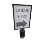 A4 Sign Holder For Retractable Belt Barrier