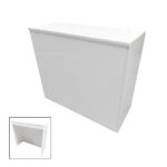 Modular White Reception Desk