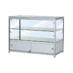 Double Tier Low Showcase With Cabinet