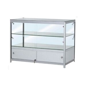 Double Tier Low Showcase With Cabinet