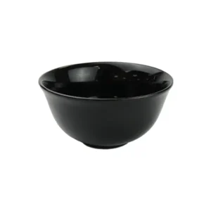 Gloss Black Rice Bowl