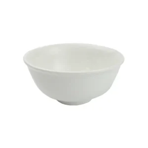 Cameo Lipped White Rice Bowl