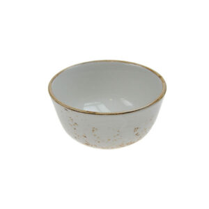 Speckled White Tasting Bowl