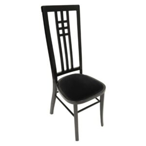 Black Calcutta High Back Chair