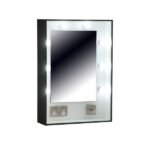 Box Make Up Mirror With Sockets & USBs