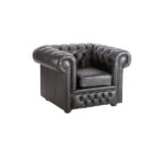 Leather Chesterfield Armchair